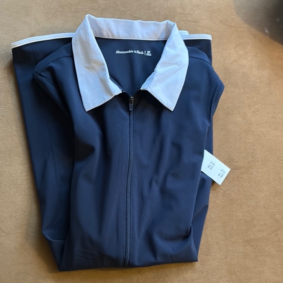 Abercrombie & Fitch Blue Polo Mini Dress Casual - Picture 5 of 6